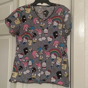 Sanrio Scrub Top